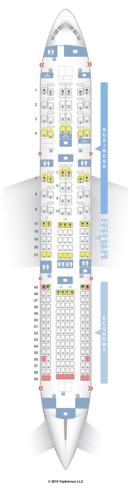 SeatGuru Seat Map Japan Airlines.